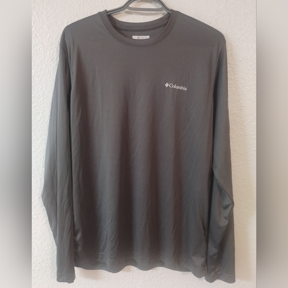 Columbia Men's Dark Gray Long Sleeve Shirt